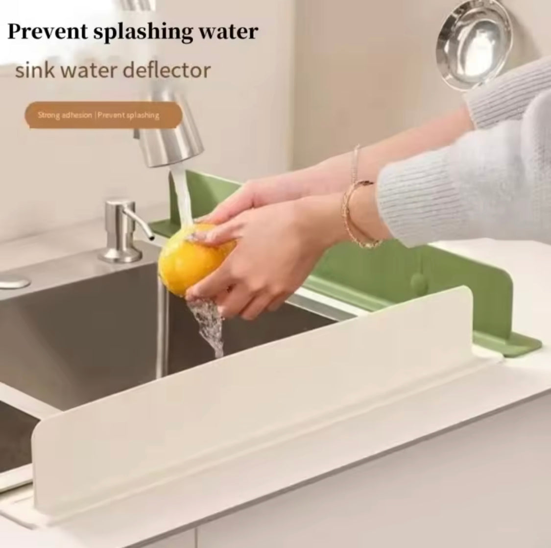 Silicone Sink Splash Guard with Suction Cup, Kitchen Sink Water Splash Guard, Anti Splash Stopper For Kitchen Silicone Sink Splash Guard with Suction Cup, Kitchen Sink Water Splash Guard, Anti Splash Stopper For Kitchen